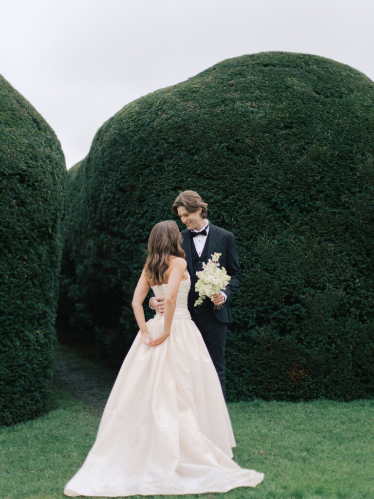  Sudeley Castle wedding moment with romantic architecture and soft light
