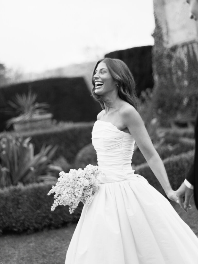 Stylish wedding couple captured at Sudeley Castle by SL Photo and Film