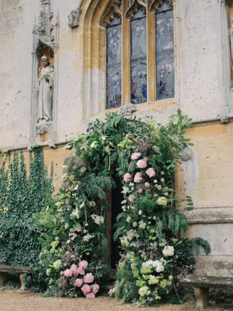Stylish wedding couple captured at Sudeley Castle by SL Photo and Film